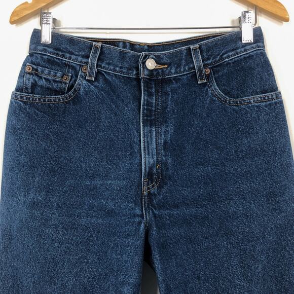 VTG Levis 550 Jean Y2K Relaxed Fit Tapered Leg High Rise Size 10S 28 x 28.5 Blue - Picture 3 of 15